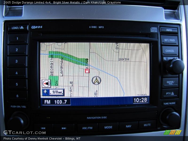 Navigation of 2005 Durango Limited 4x4