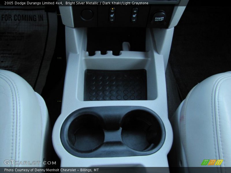 Bright Silver Metallic / Dark Khaki/Light Graystone 2005 Dodge Durango Limited 4x4