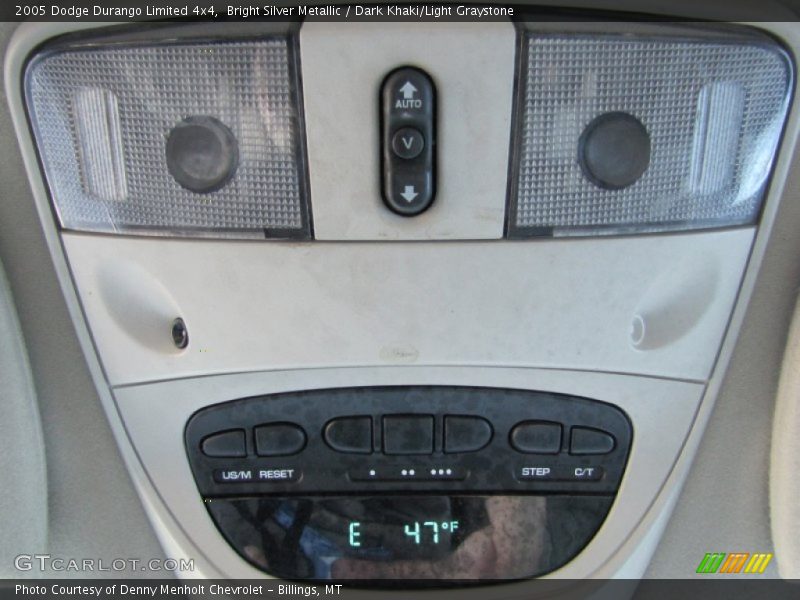 Bright Silver Metallic / Dark Khaki/Light Graystone 2005 Dodge Durango Limited 4x4