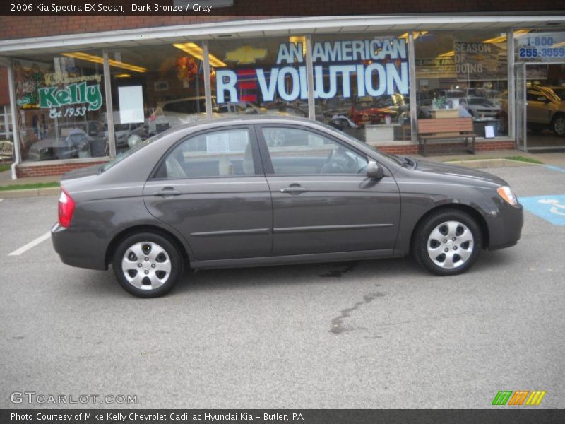 Dark Bronze / Gray 2006 Kia Spectra EX Sedan