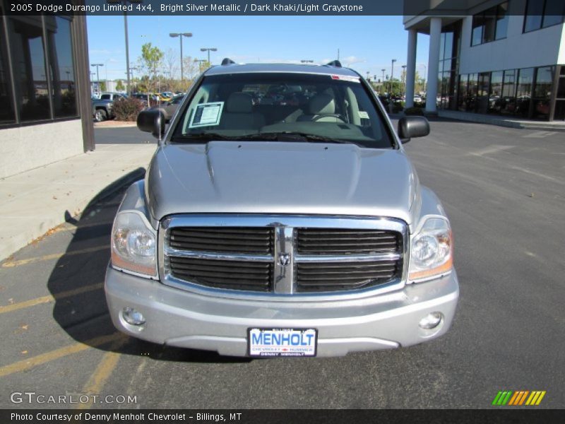 Bright Silver Metallic / Dark Khaki/Light Graystone 2005 Dodge Durango Limited 4x4
