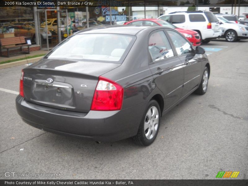 Dark Bronze / Gray 2006 Kia Spectra EX Sedan