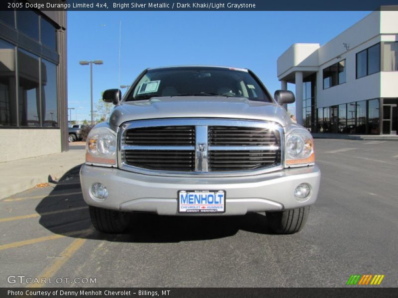 Bright Silver Metallic / Dark Khaki/Light Graystone 2005 Dodge Durango Limited 4x4