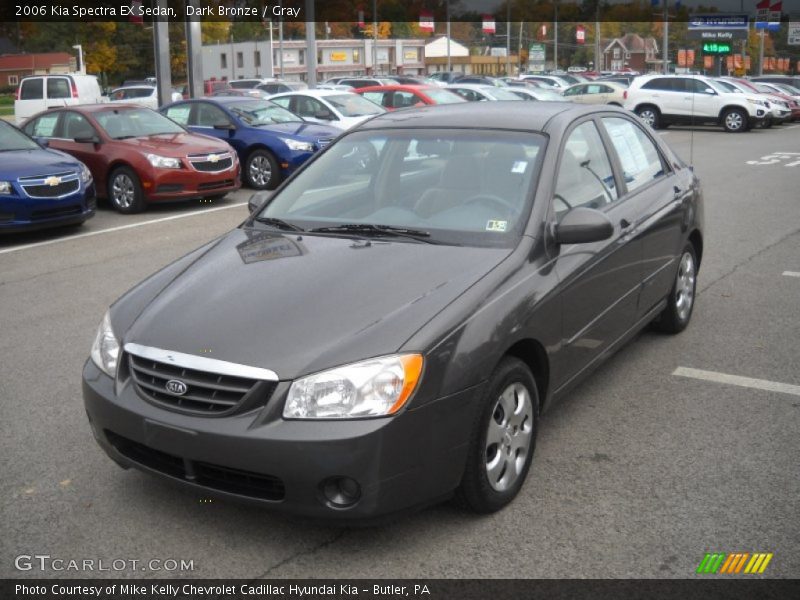 Dark Bronze / Gray 2006 Kia Spectra EX Sedan