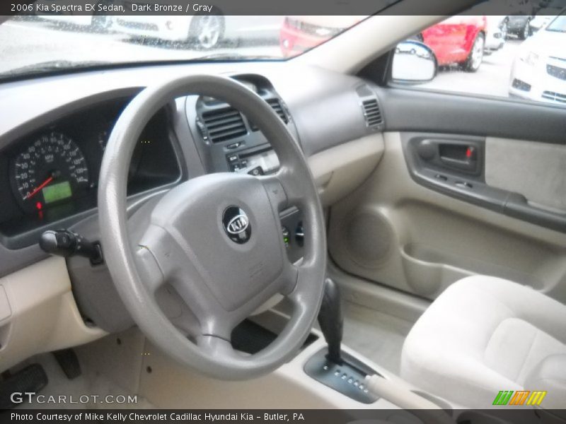 Dark Bronze / Gray 2006 Kia Spectra EX Sedan