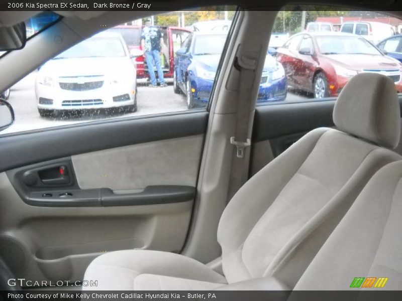 Dark Bronze / Gray 2006 Kia Spectra EX Sedan