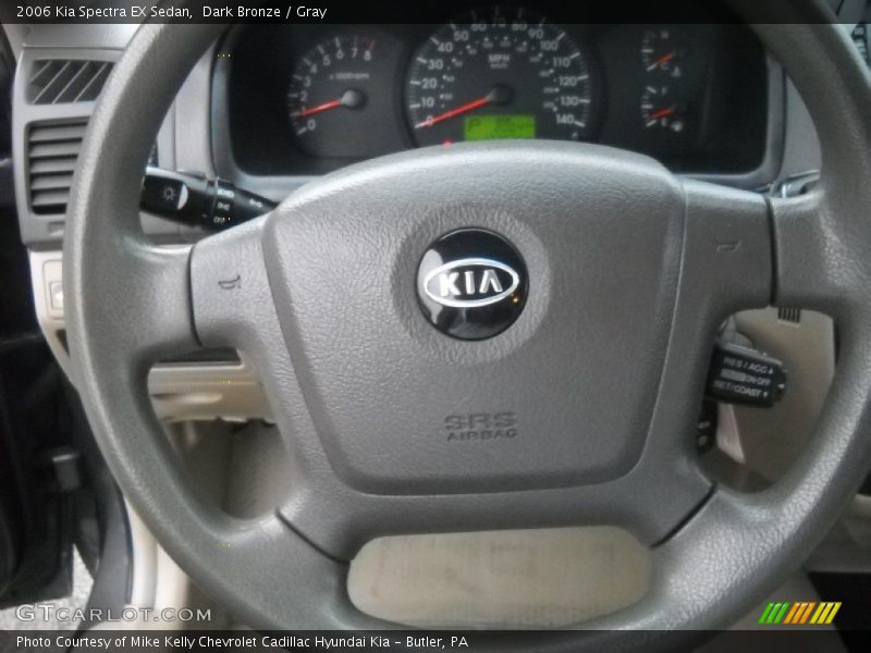 Dark Bronze / Gray 2006 Kia Spectra EX Sedan