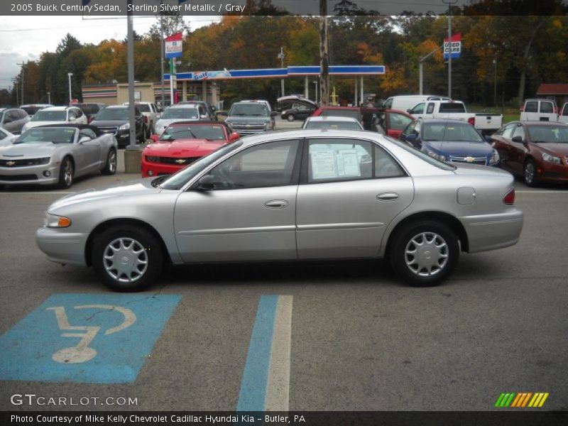 Sterling Silver Metallic / Gray 2005 Buick Century Sedan