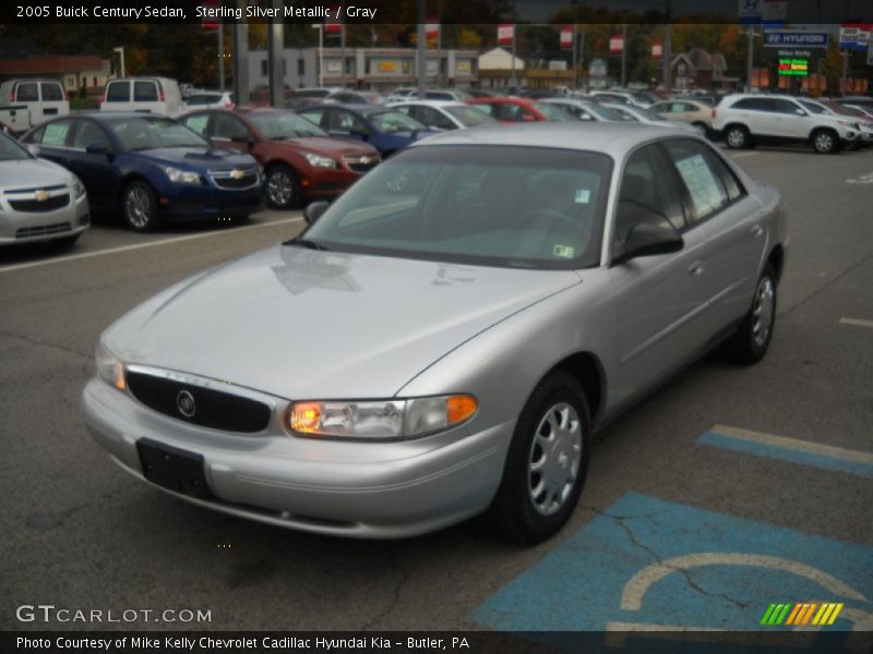 Sterling Silver Metallic / Gray 2005 Buick Century Sedan
