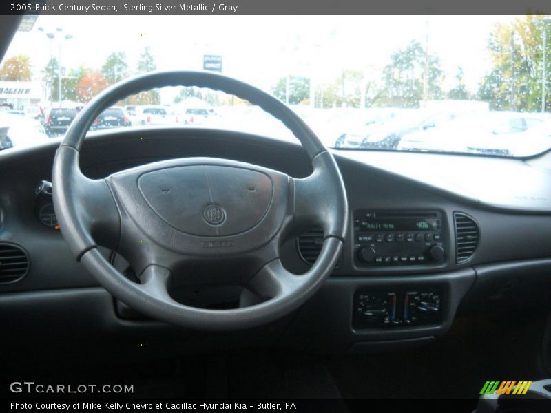 Sterling Silver Metallic / Gray 2005 Buick Century Sedan