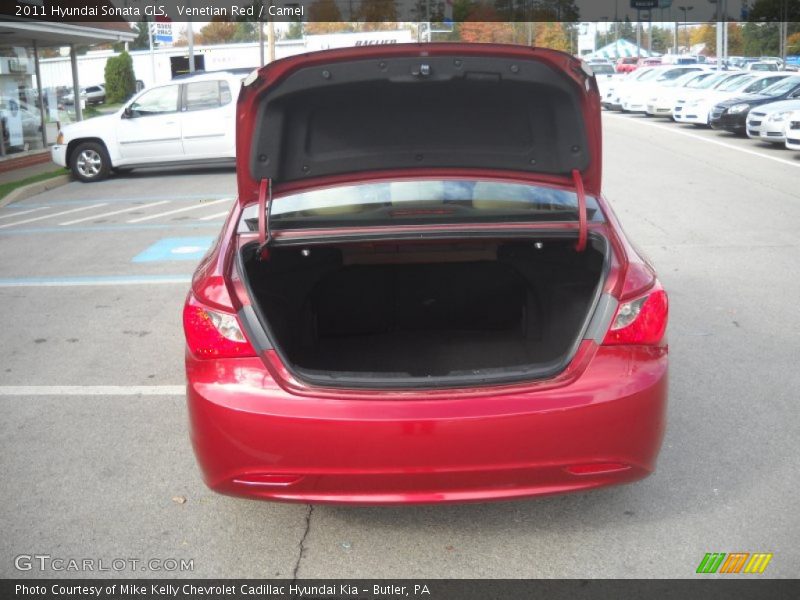 Venetian Red / Camel 2011 Hyundai Sonata GLS