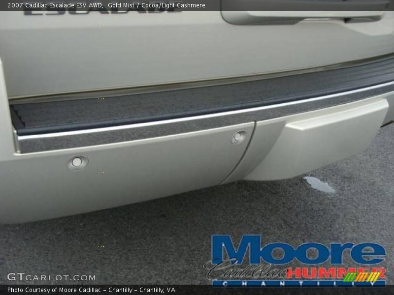 Gold Mist / Cocoa/Light Cashmere 2007 Cadillac Escalade ESV AWD