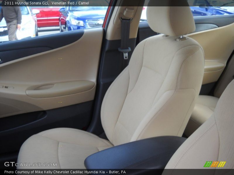 Venetian Red / Camel 2011 Hyundai Sonata GLS