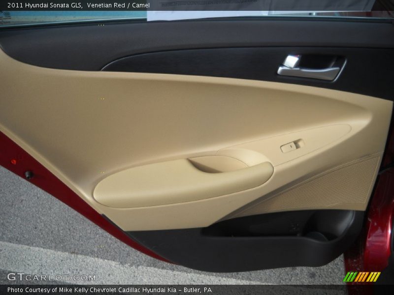 Venetian Red / Camel 2011 Hyundai Sonata GLS