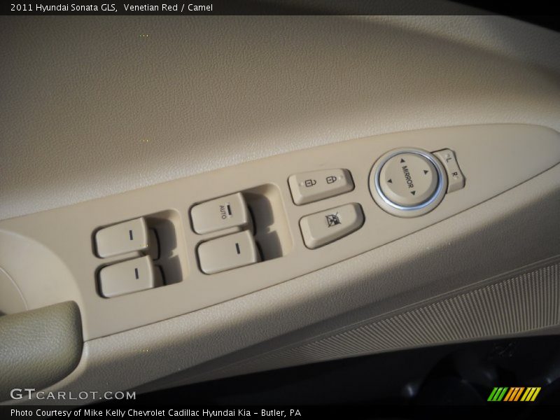 Venetian Red / Camel 2011 Hyundai Sonata GLS