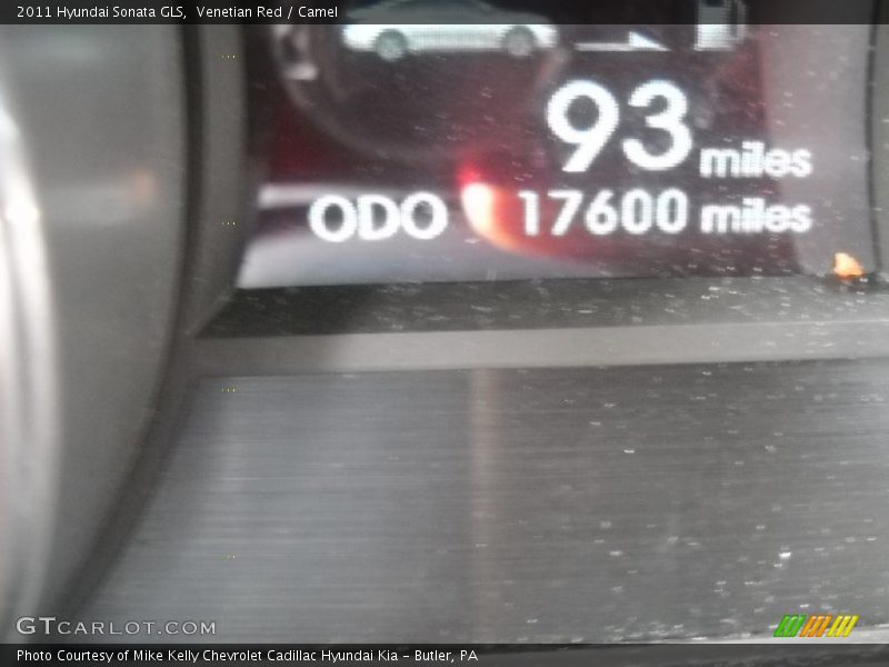Venetian Red / Camel 2011 Hyundai Sonata GLS
