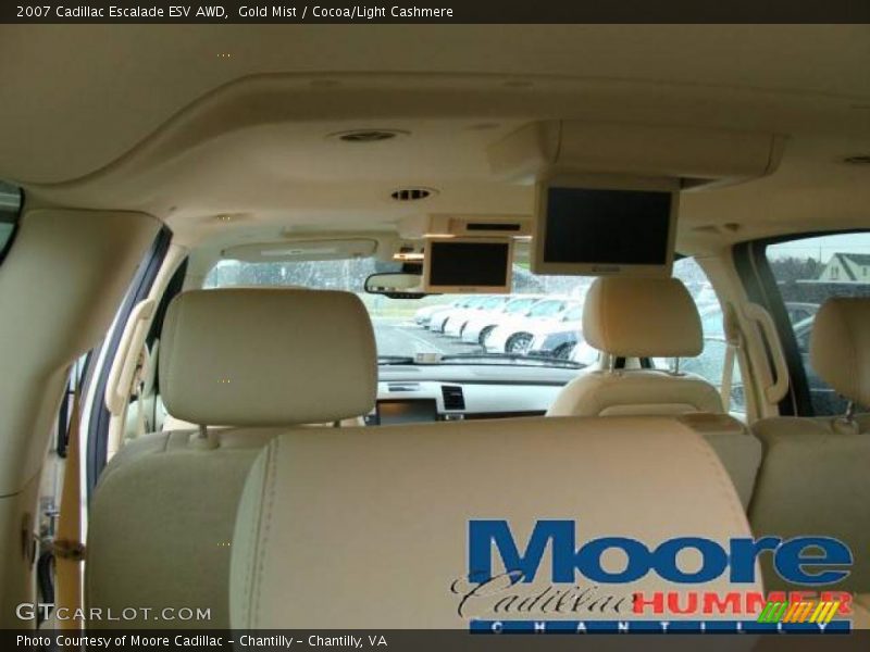 Gold Mist / Cocoa/Light Cashmere 2007 Cadillac Escalade ESV AWD