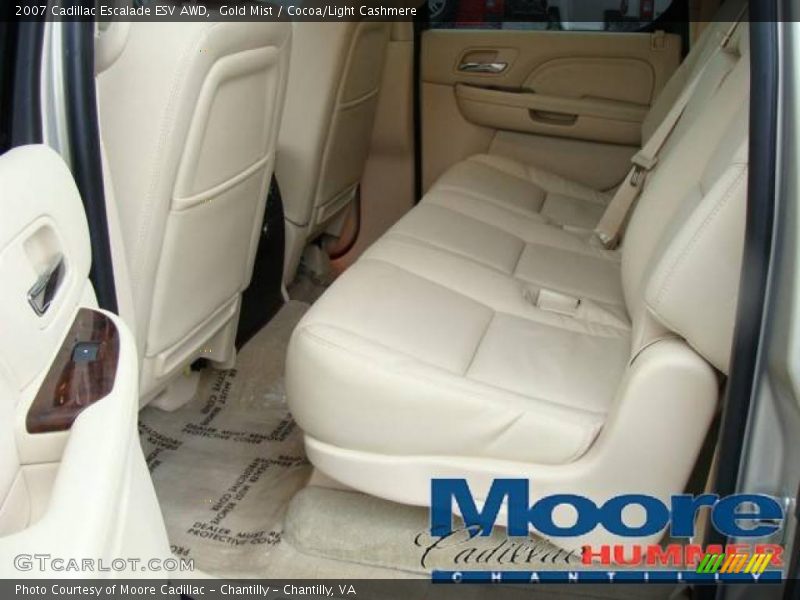 Gold Mist / Cocoa/Light Cashmere 2007 Cadillac Escalade ESV AWD
