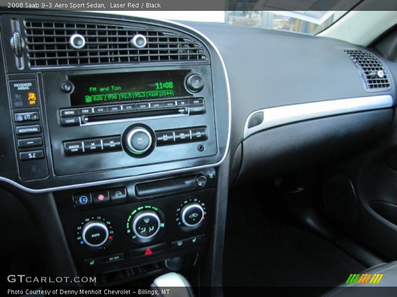 Laser Red / Black 2008 Saab 9-3 Aero Sport Sedan