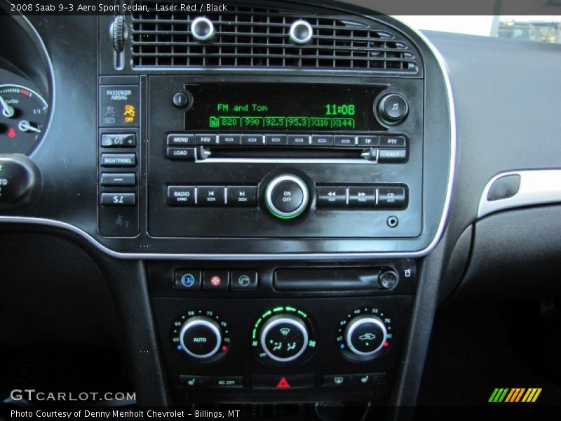 Controls of 2008 9-3 Aero Sport Sedan