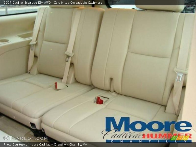 Gold Mist / Cocoa/Light Cashmere 2007 Cadillac Escalade ESV AWD