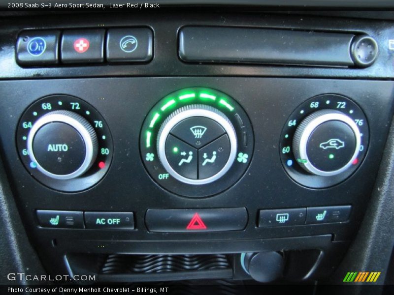 Laser Red / Black 2008 Saab 9-3 Aero Sport Sedan