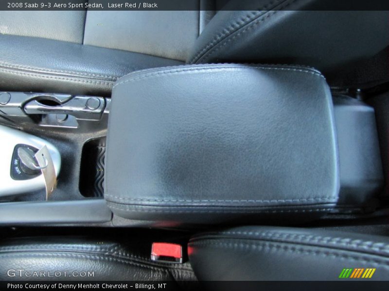 Laser Red / Black 2008 Saab 9-3 Aero Sport Sedan