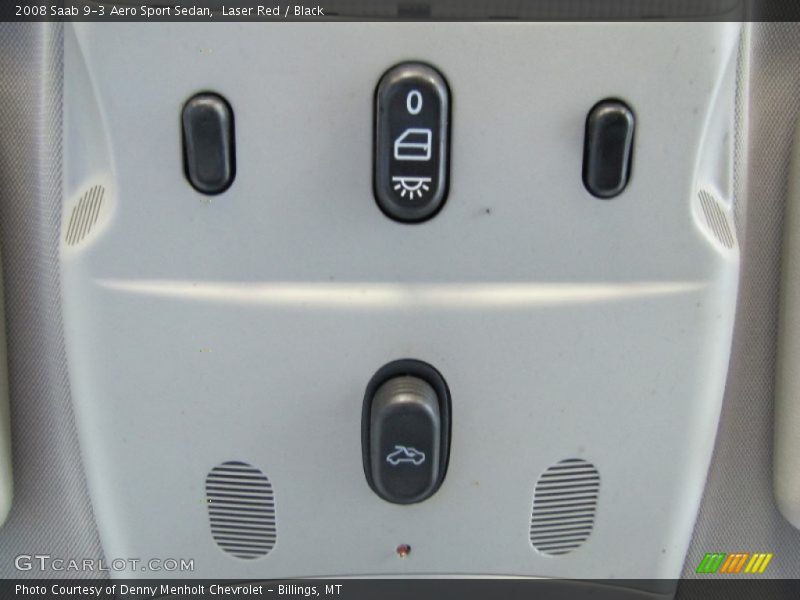 Laser Red / Black 2008 Saab 9-3 Aero Sport Sedan