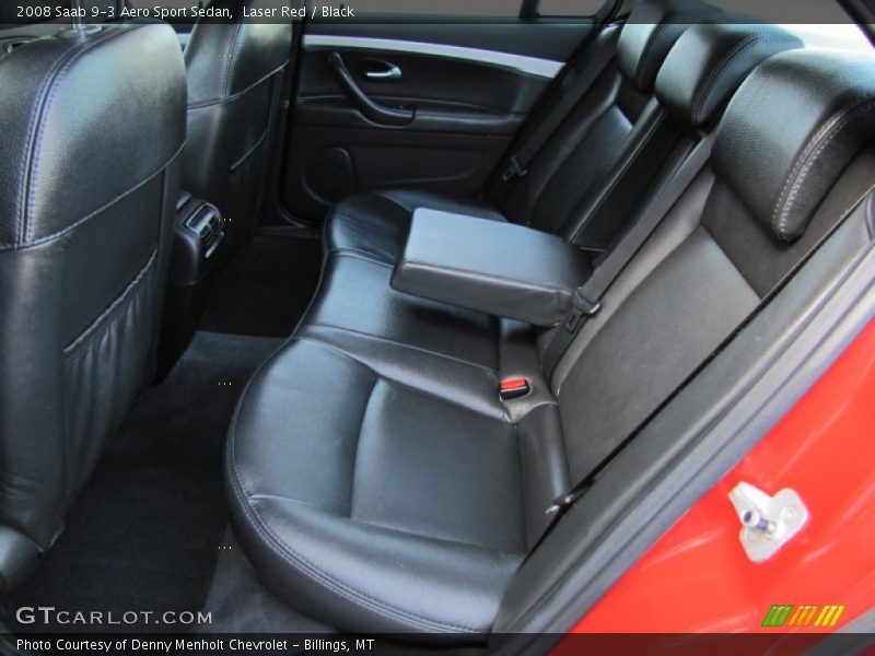 Laser Red / Black 2008 Saab 9-3 Aero Sport Sedan