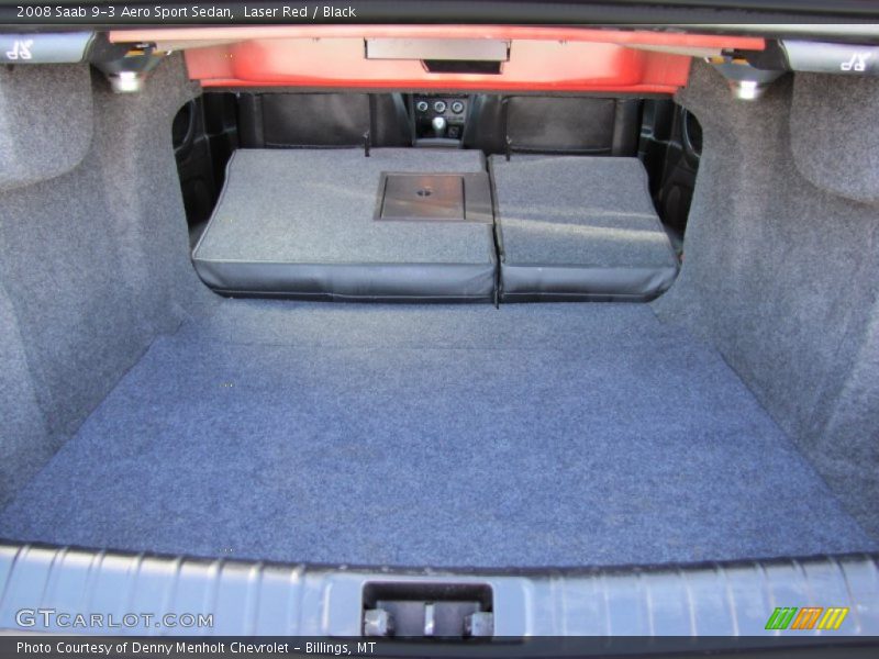 Laser Red / Black 2008 Saab 9-3 Aero Sport Sedan
