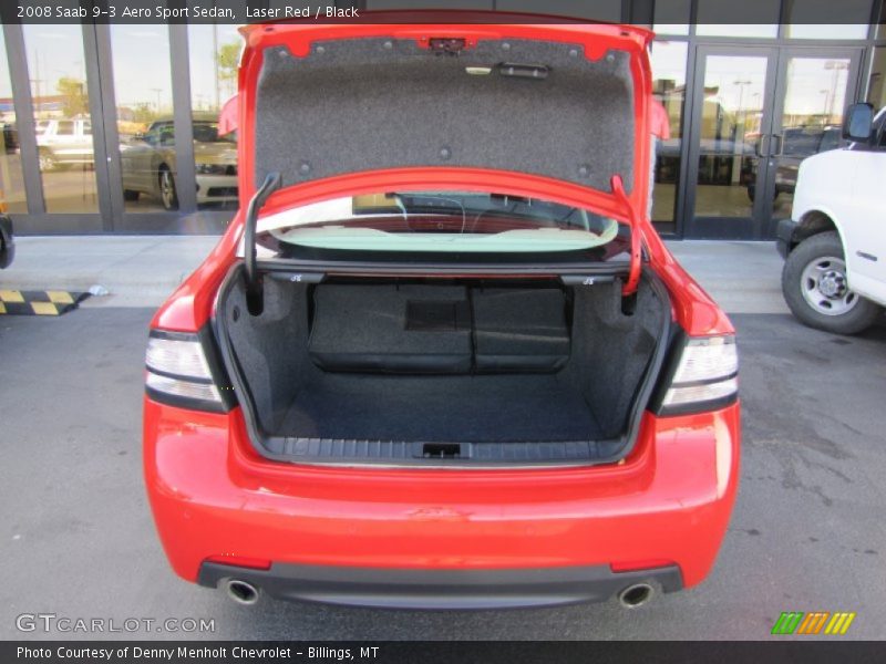 Laser Red / Black 2008 Saab 9-3 Aero Sport Sedan