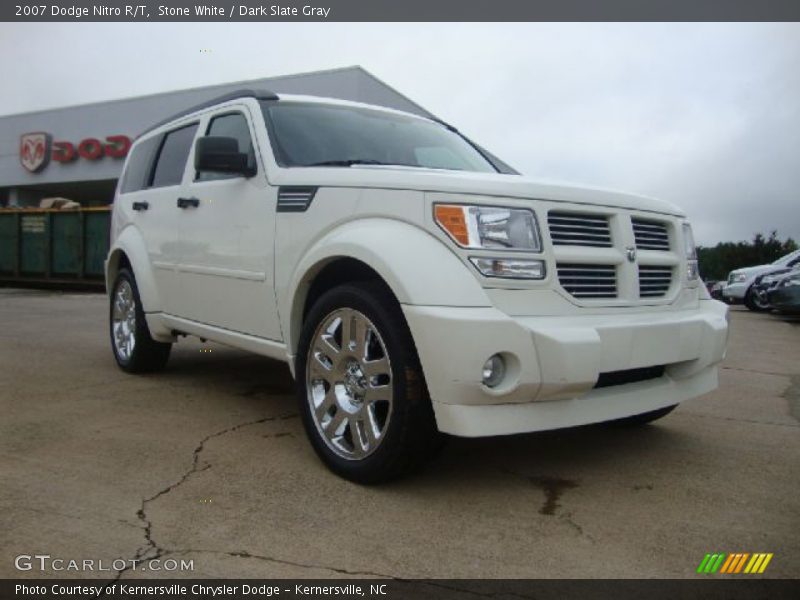 Stone White / Dark Slate Gray 2007 Dodge Nitro R/T