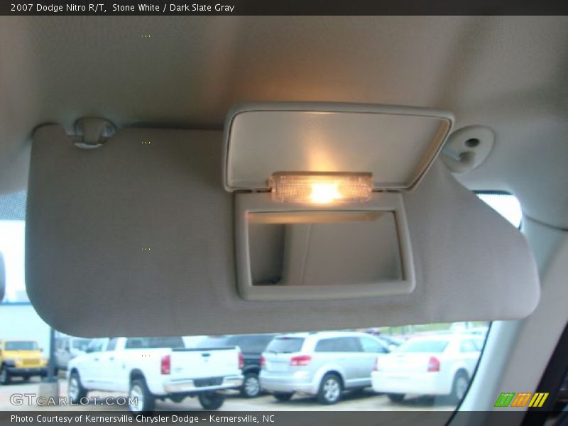 Stone White / Dark Slate Gray 2007 Dodge Nitro R/T