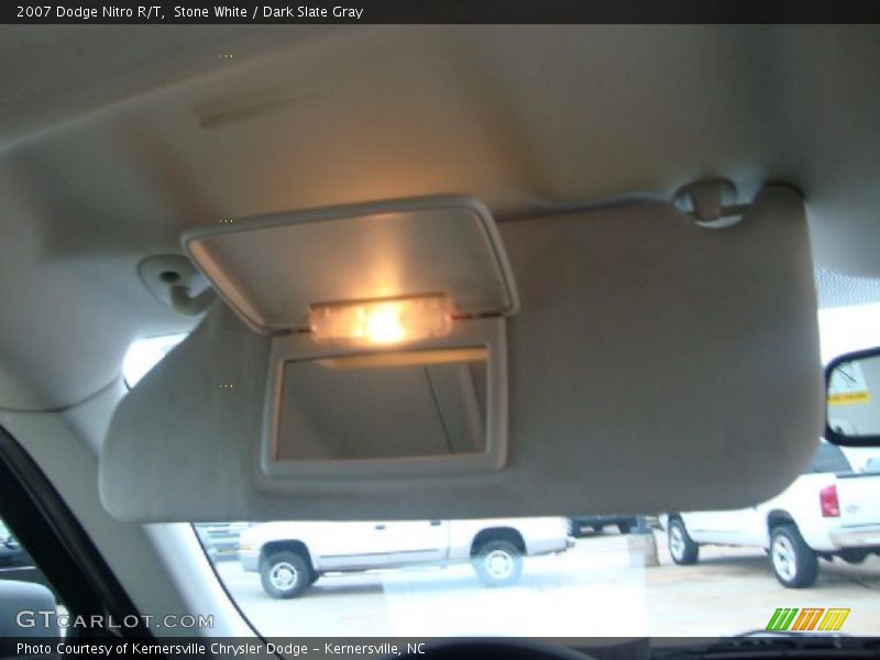 Stone White / Dark Slate Gray 2007 Dodge Nitro R/T