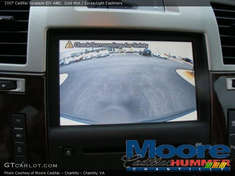 Gold Mist / Cocoa/Light Cashmere 2007 Cadillac Escalade ESV AWD