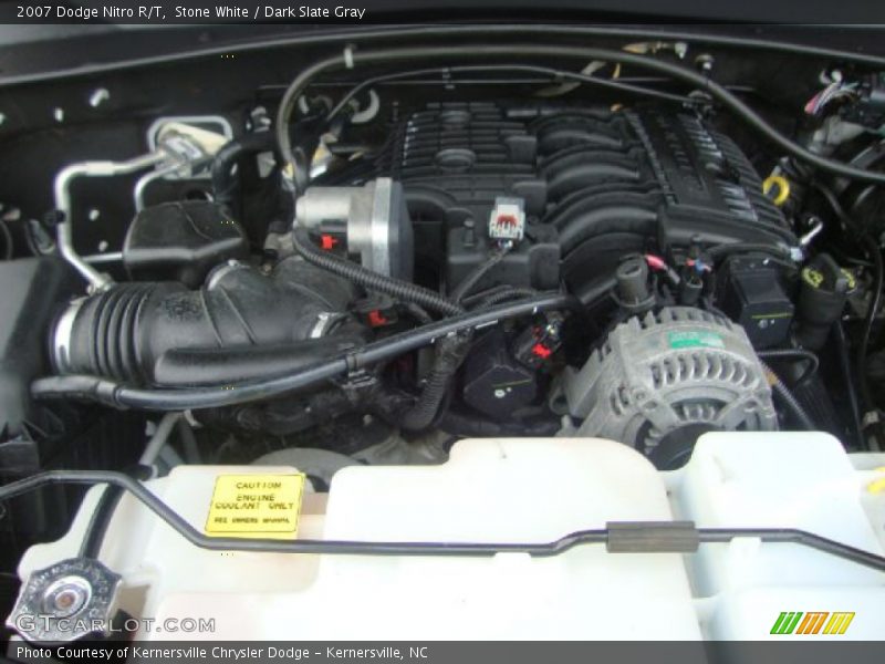 Stone White / Dark Slate Gray 2007 Dodge Nitro R/T