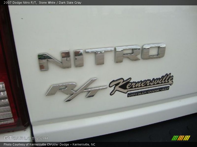 Stone White / Dark Slate Gray 2007 Dodge Nitro R/T