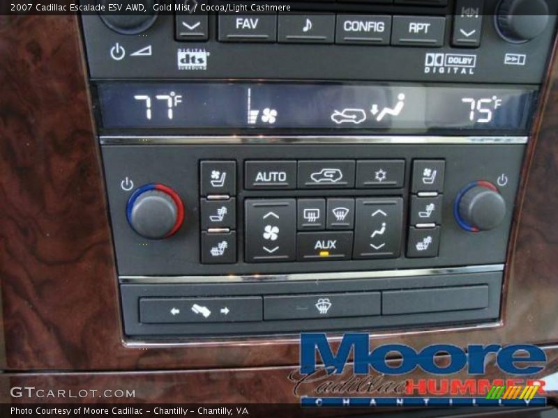 Gold Mist / Cocoa/Light Cashmere 2007 Cadillac Escalade ESV AWD