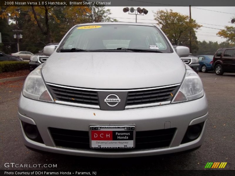 Brilliant Silver / Charcoal 2008 Nissan Versa 1.8 S Hatchback