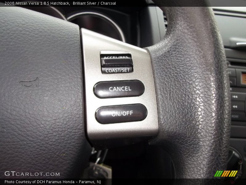 Brilliant Silver / Charcoal 2008 Nissan Versa 1.8 S Hatchback