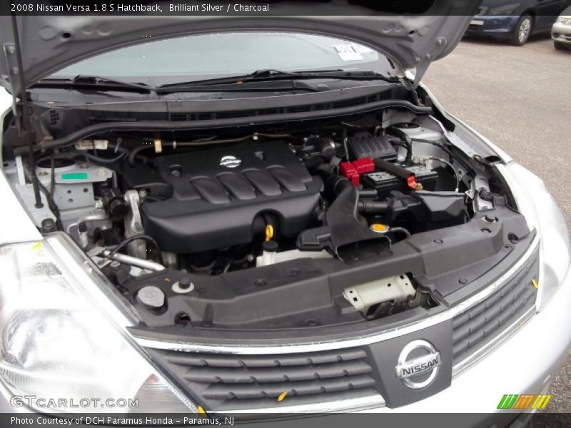 Brilliant Silver / Charcoal 2008 Nissan Versa 1.8 S Hatchback