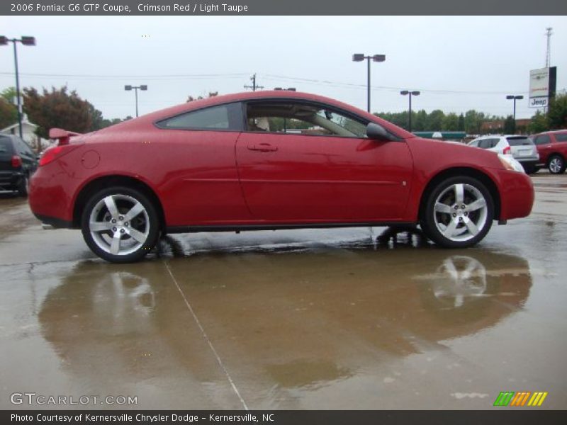 Crimson Red / Light Taupe 2006 Pontiac G6 GTP Coupe