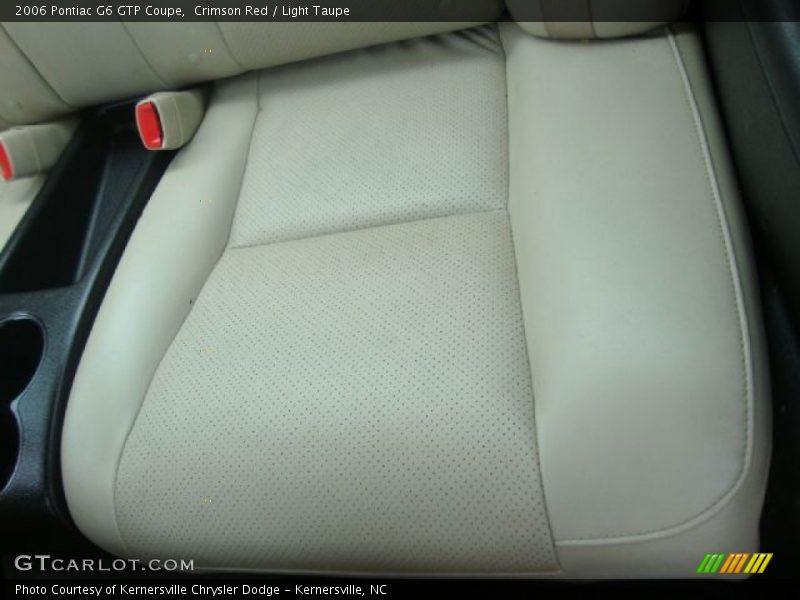 Crimson Red / Light Taupe 2006 Pontiac G6 GTP Coupe