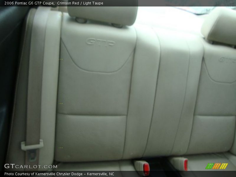 Crimson Red / Light Taupe 2006 Pontiac G6 GTP Coupe