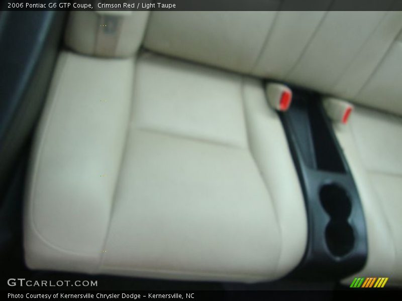 Crimson Red / Light Taupe 2006 Pontiac G6 GTP Coupe