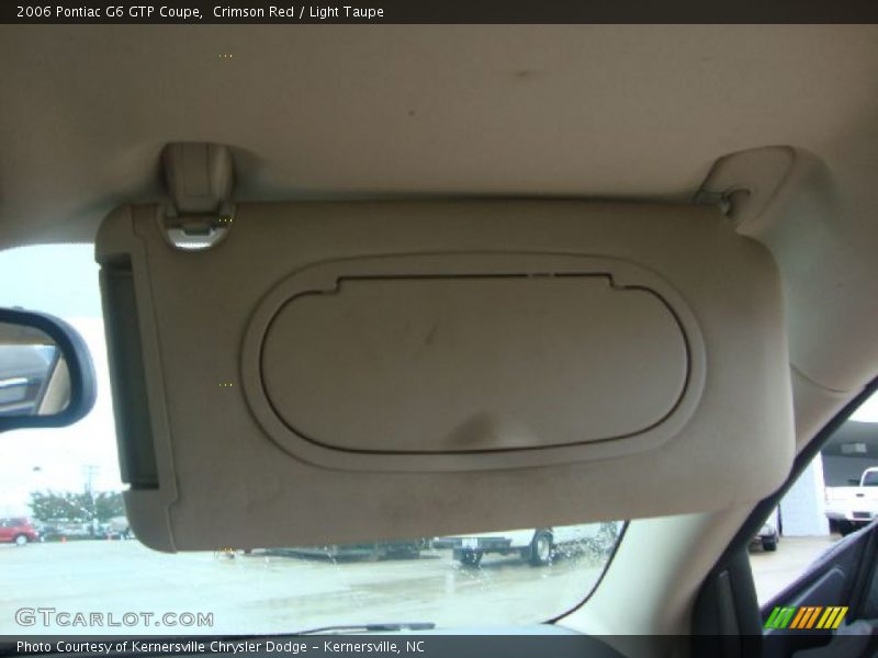 Crimson Red / Light Taupe 2006 Pontiac G6 GTP Coupe