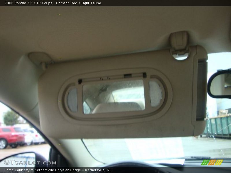 Crimson Red / Light Taupe 2006 Pontiac G6 GTP Coupe
