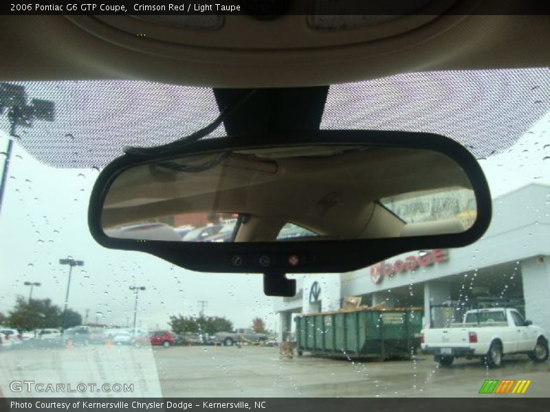 Crimson Red / Light Taupe 2006 Pontiac G6 GTP Coupe