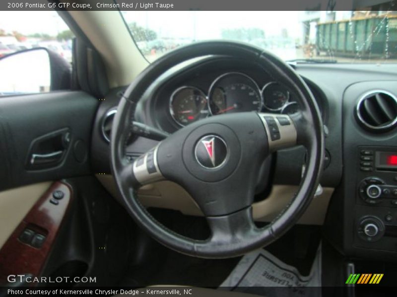 Crimson Red / Light Taupe 2006 Pontiac G6 GTP Coupe