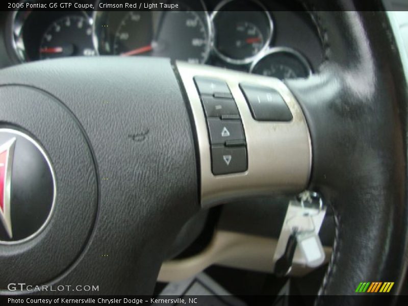 Crimson Red / Light Taupe 2006 Pontiac G6 GTP Coupe